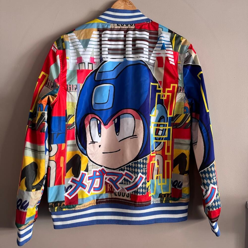 Megaman Capcom Reversible Bomber Lightweight Jack… - image 1